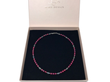 Colier Perle Fuchsia