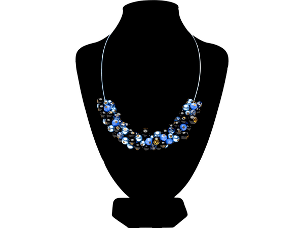 Bleumarin Bulgarian necklace