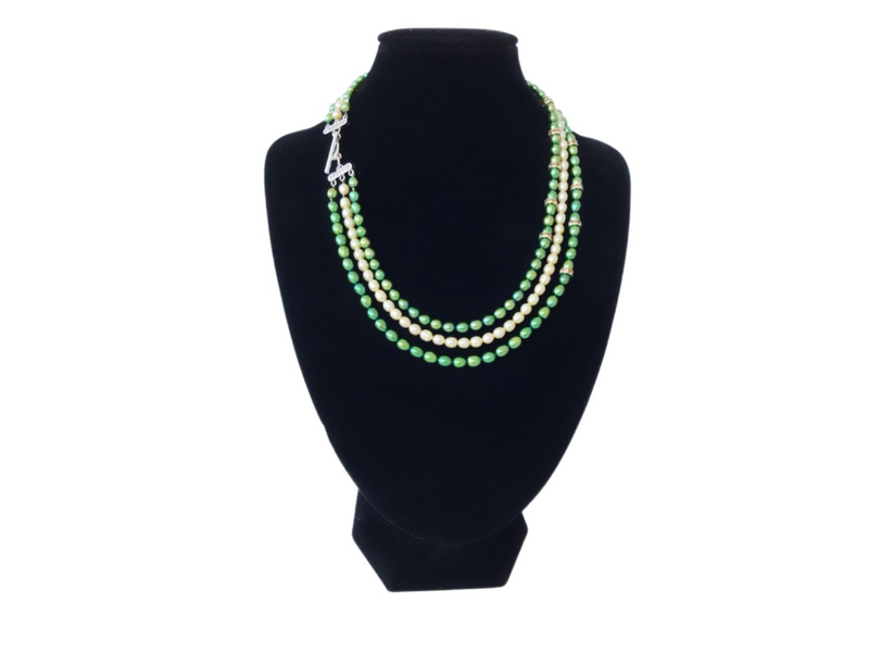 Colier Greenlight pearls