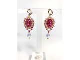 Cercei Swarovski Pink Mirage