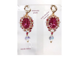 Cercei Swarovski Pink Mirage