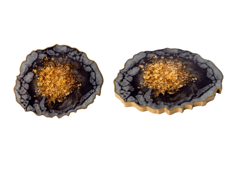 <transcy>Set 2 Coasters Elegance (oval)</transcy>