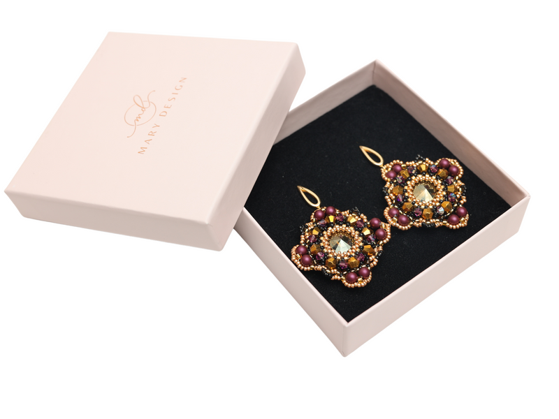 Cercei Swarovski Elderberry