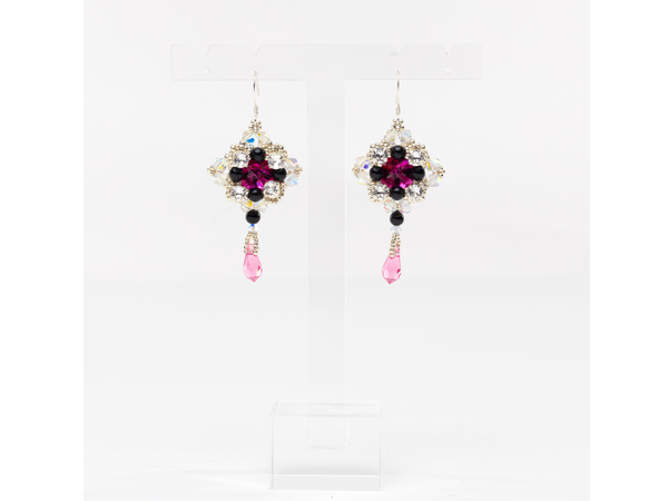 Aurora Swarovski earrings