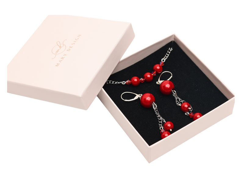 Set perle Preciosa Red