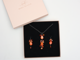 Set bijuterii Agate si Sidef
