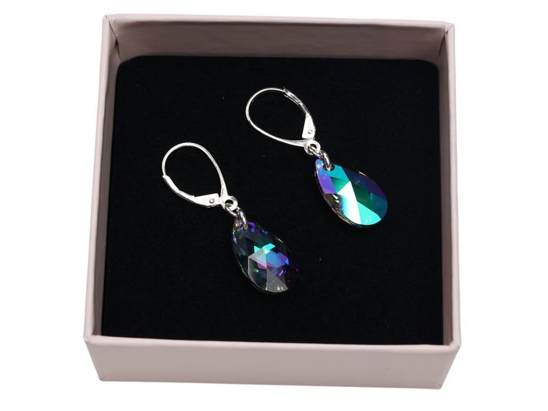 Cercei din Argint si Swarovski Picatura