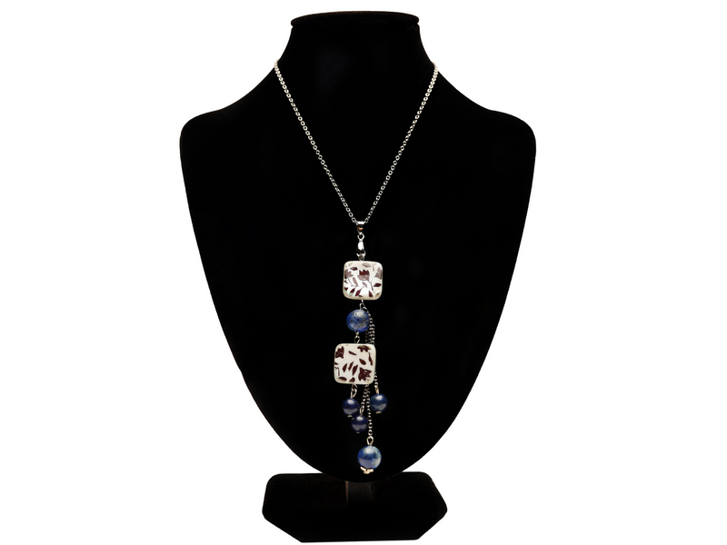 Set bijuterii Sidef si Lapis Lazuli