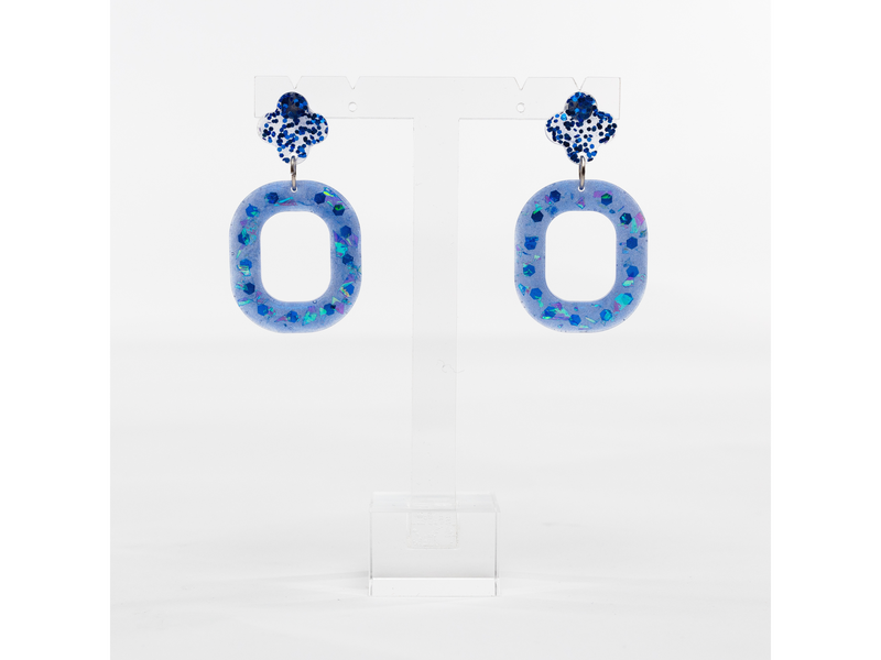 Azure earrings