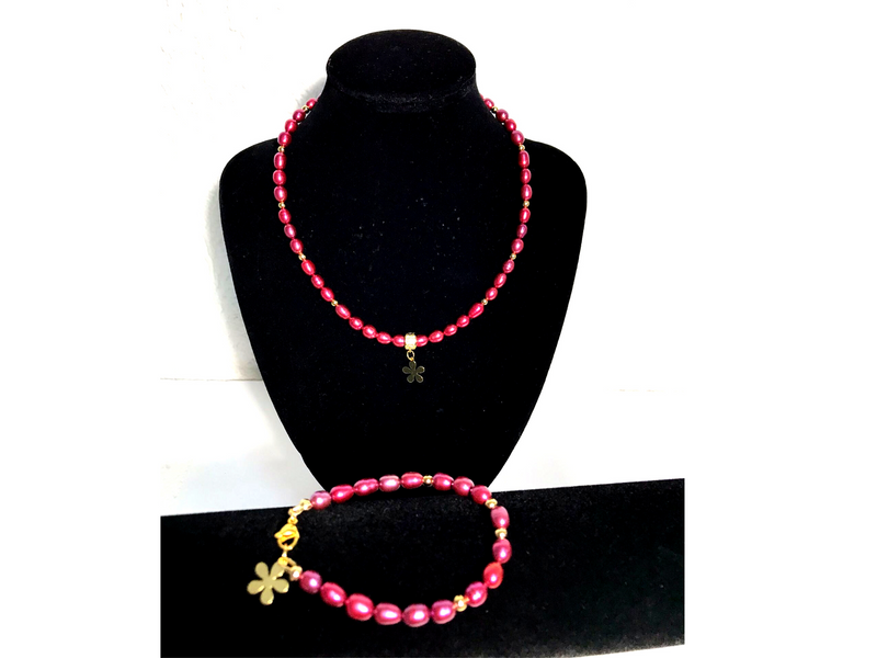 Set Perle Bordeaux