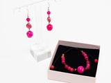 Set Agat fuchsia
