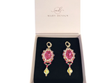 Cercei Swarovski Pink Mirage